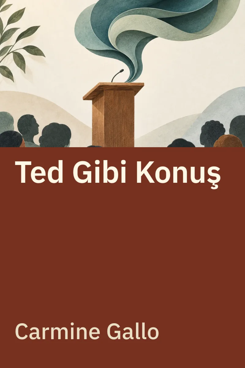 Ted Gibi Konuş — Carmine Gallo özgün kitap illüstrasyonu