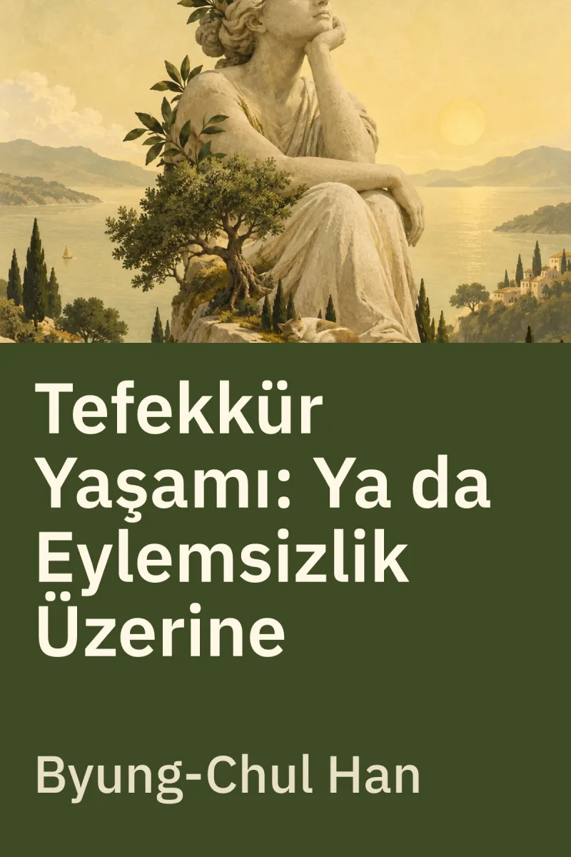Tefekkür Yaşamı: Ya da Eylemsizlik Üzerine — Byung-Chul Han özgün kitap illüstrasyonu