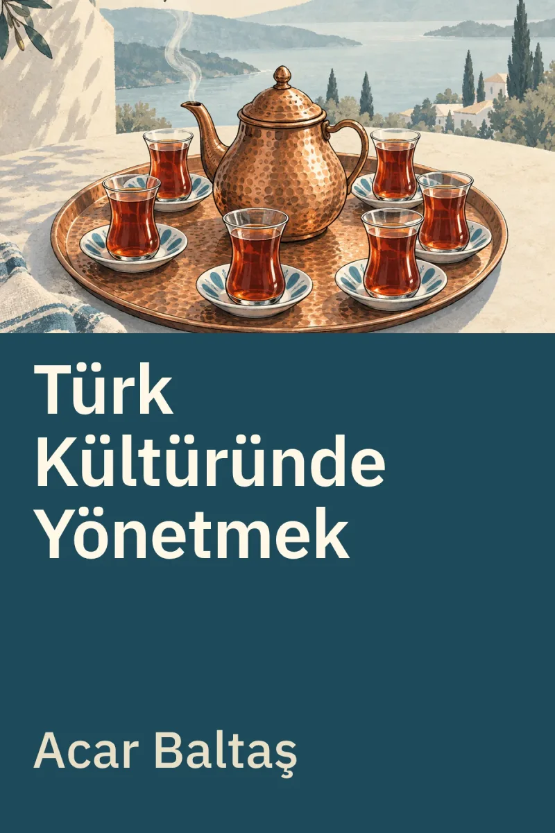 Türk Kültüründe Yönetmek — Acar Baltaş özgün kitap illüstrasyonu