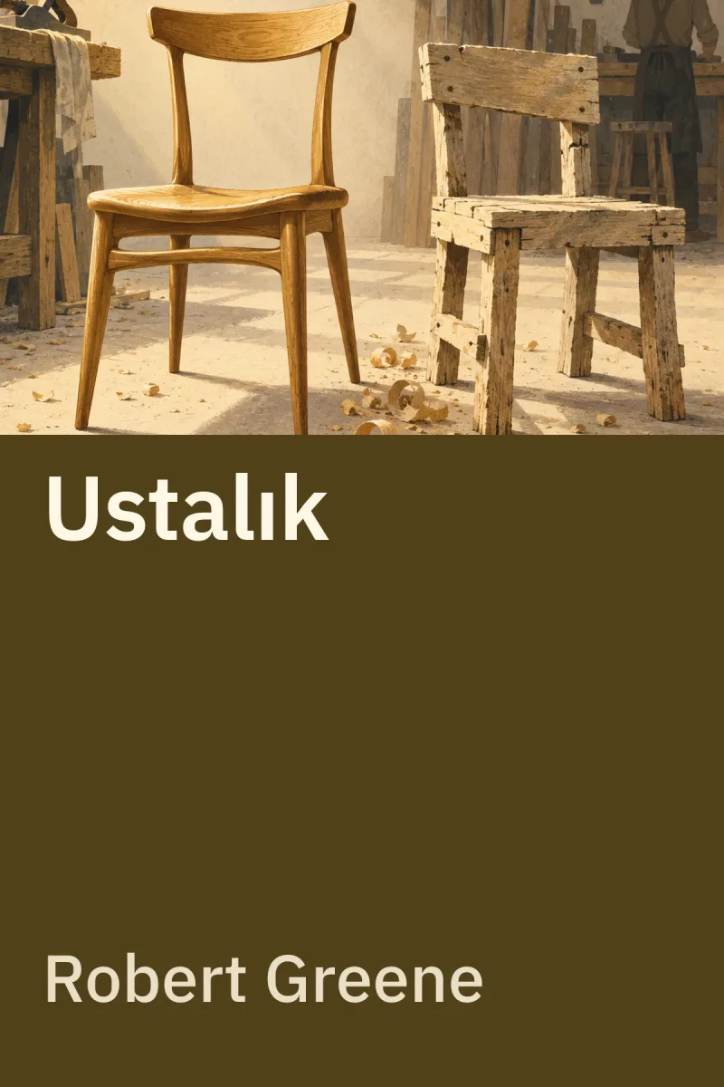 Ustalık — Robert Greene özgün kitap illüstrasyonu
