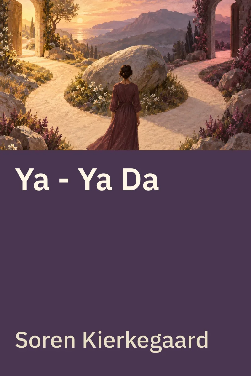 Ya - Ya Da — Søren Kierkegaard özgün kitap illüstrasyonu