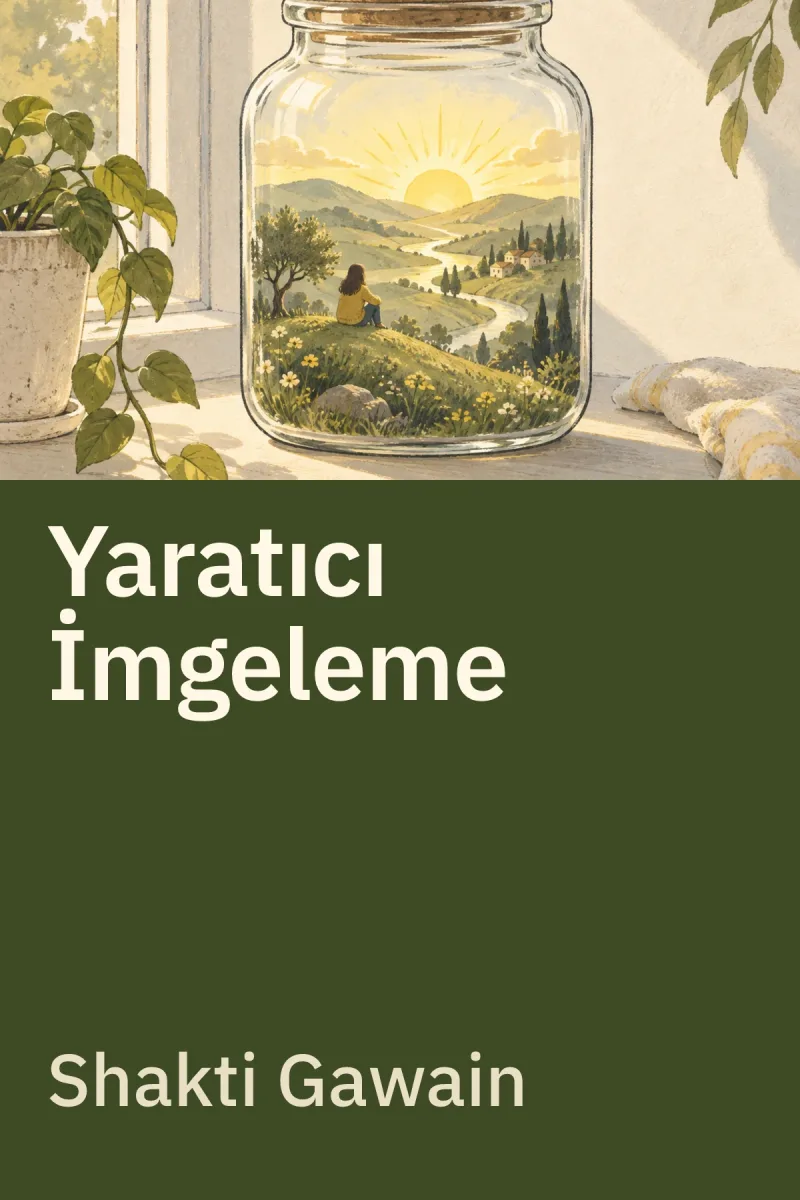 Yaratıcı İmgeleme — Shakti Gawain özgün kitap illüstrasyonu