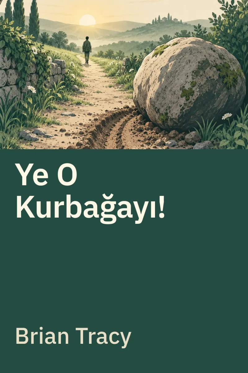 Ye O Kurbağayı! — Brian Tracy özgün kitap illüstrasyonu