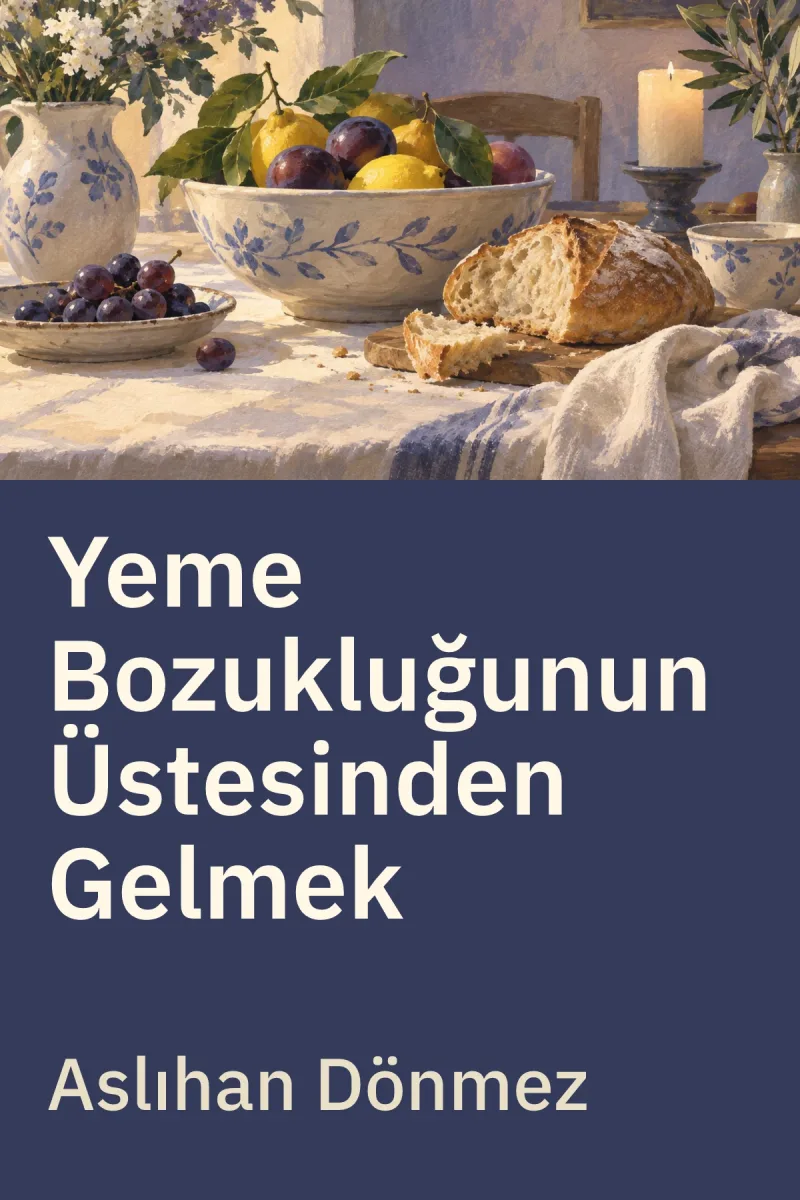 Yeme Bozukluğunun Üstesinden Gelmek - Hayatı Anlamak Serisi 3 — Aslıhan Dönmez özgün kitap illüstrasyonu