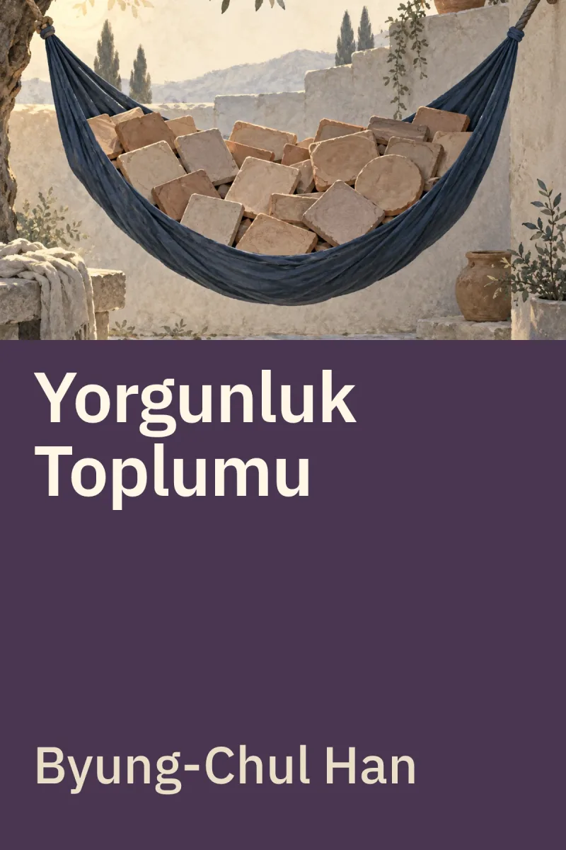 Yorgunluk Toplumu — Byung-Chul Han özgün kitap illüstrasyonu