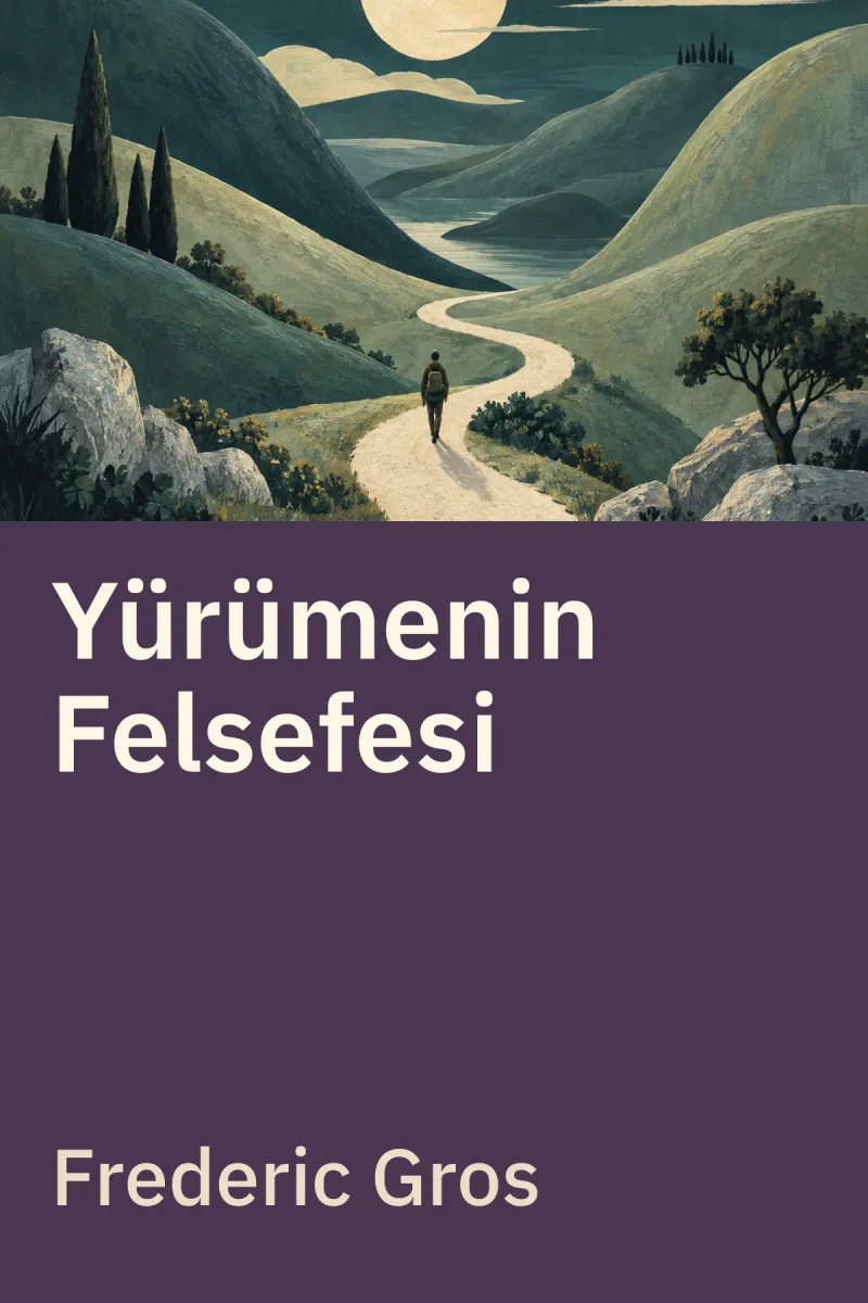 Yürümenin Felsefesi — Frederic Gros özgün kitap illüstrasyonu