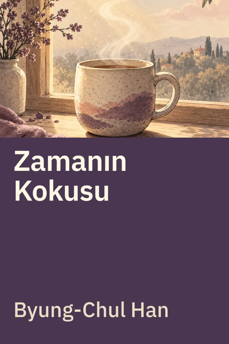 Zamanın Kokusu: Bulunma Sanatı Üzerine Felsefi Bir Deneme — Byung-Chul Han özgün kitap illüstrasyonu