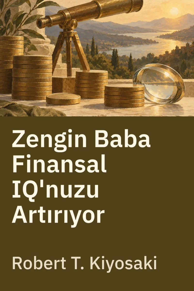 Zengin Baba Finansal IQ'nuzu Artırıyor — Robert T. Kiyosaki özgün kitap illüstrasyonu