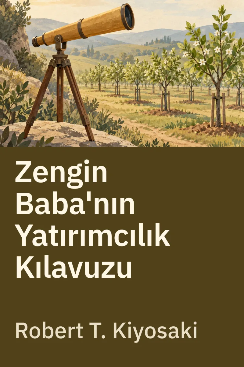 Zengin Baba'nın Yatırımcılık Kılavuzu — Robert T. Kiyosaki özgün kitap illüstrasyonu