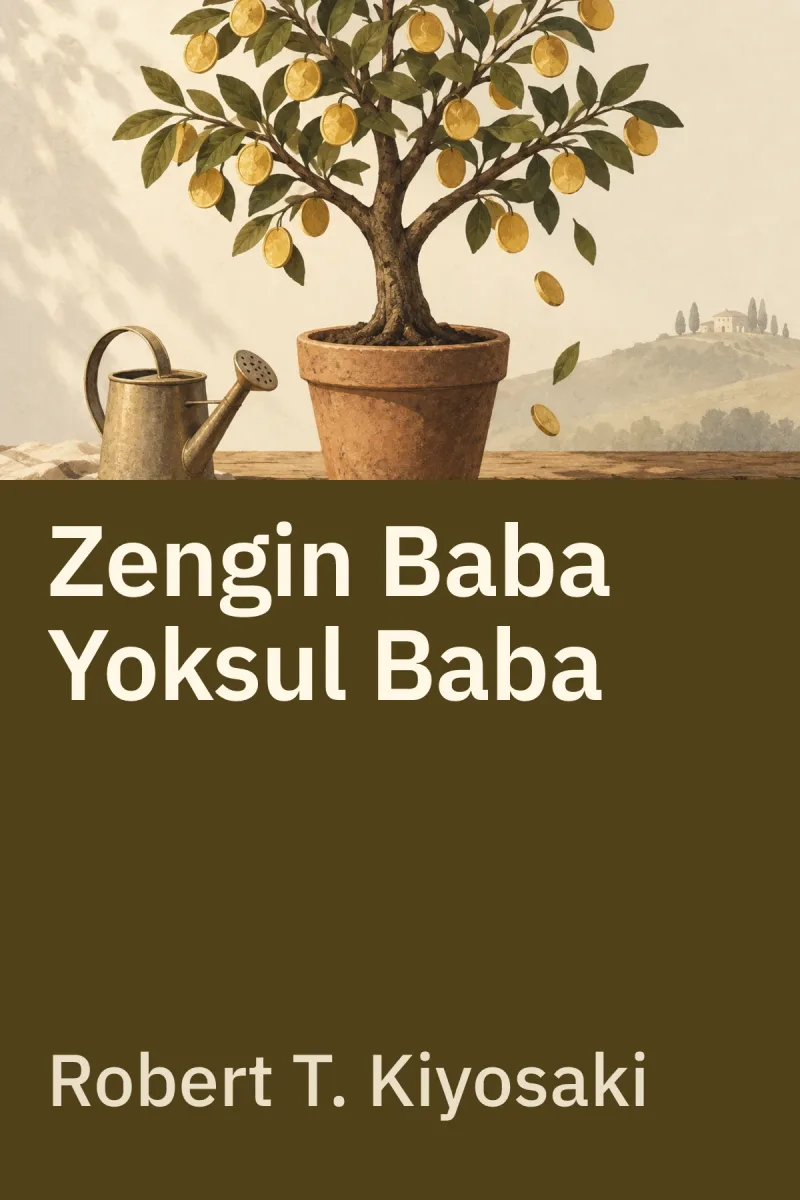 Zengin Baba Yoksul Baba — Robert T. Kiyosaki özgün kitap illüstrasyonu