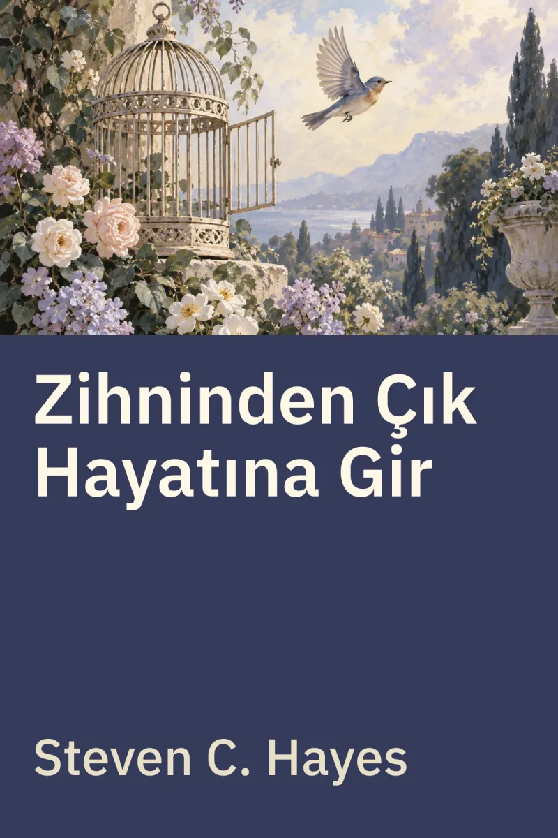 Zihninden Çık Hayatına Gir — Steven C. Hayes özgün kitap illüstrasyonu
