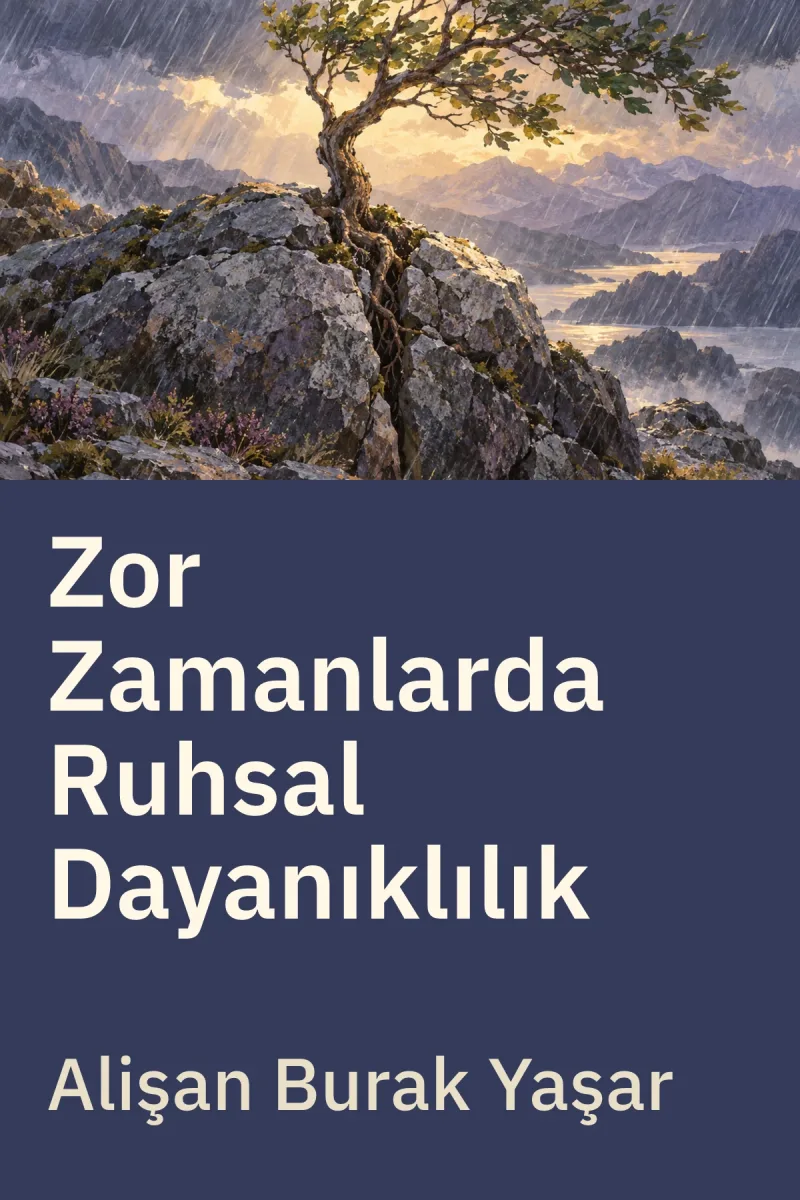 Zor Zamanlarda Ruhsal Dayanıklılık — Alişan Burak Yaşar özgün kitap illüstrasyonu