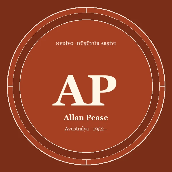 Allan Pease düşünür portresi