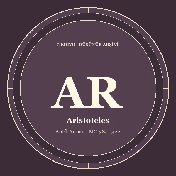 Aristoteles düşünür portresi