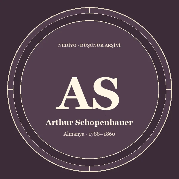 Arthur Schopenhauer düşünür portresi