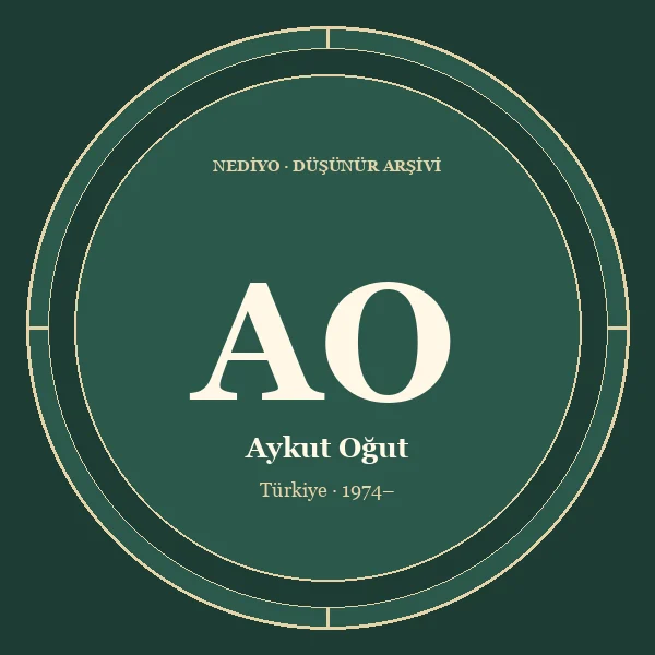 Aykut Oğut düşünür portresi