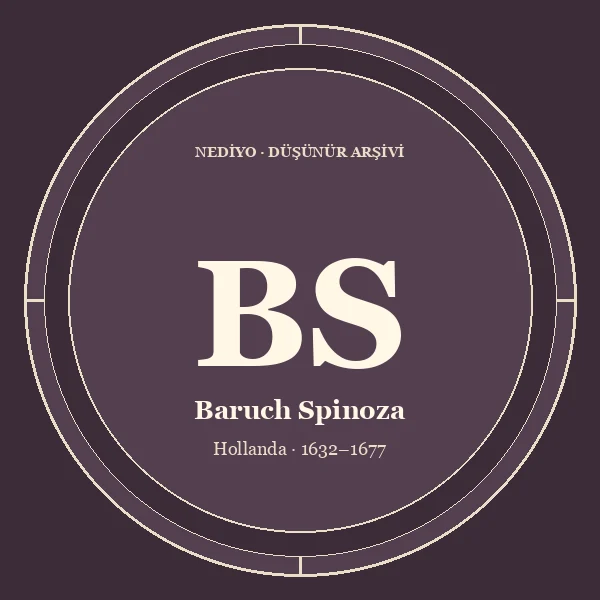 Baruch Spinoza düşünür portresi