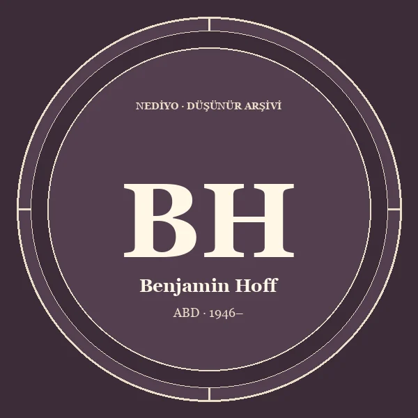 Benjamin Hoff düşünür portresi
