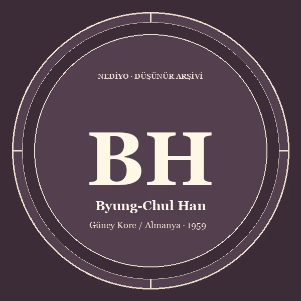 Byung-Chul Han düşünür portresi