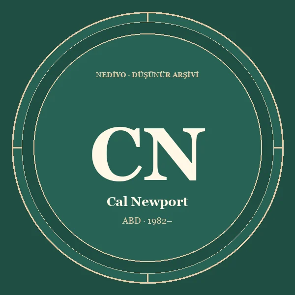 Cal Newport düşünür portresi