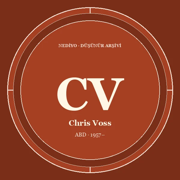 Chris Voss düşünür portresi