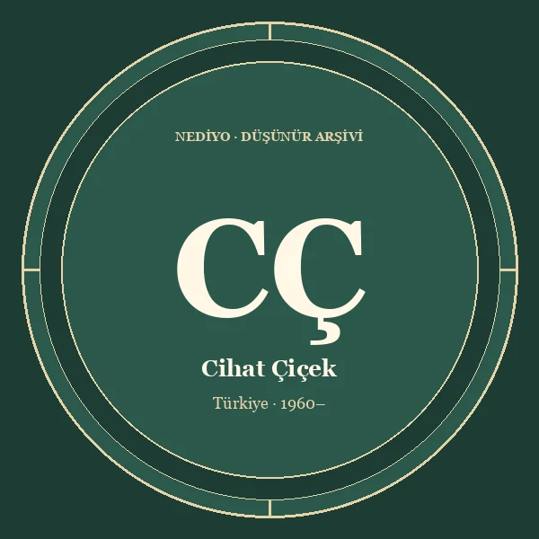 Cihat Çiçek düşünür portresi