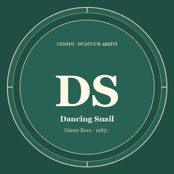 Dancing Snail düşünür portresi