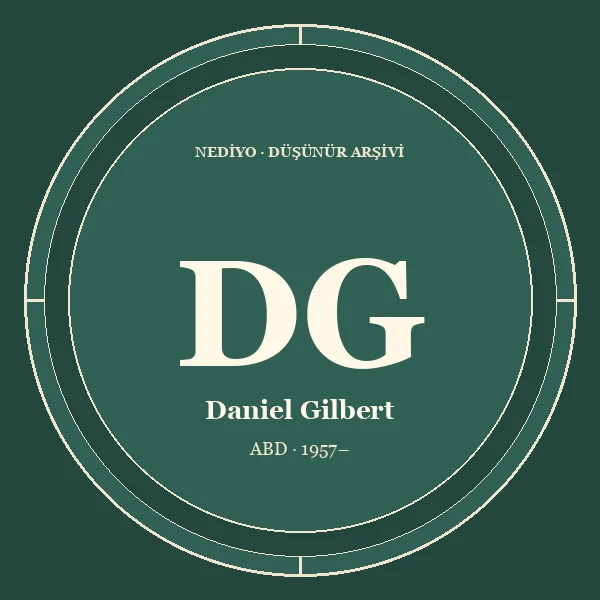Daniel Gilbert düşünür portresi