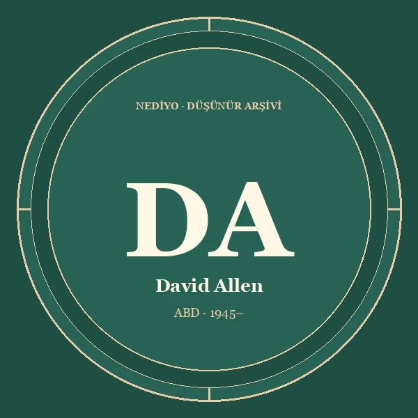 David Allen düşünür portresi