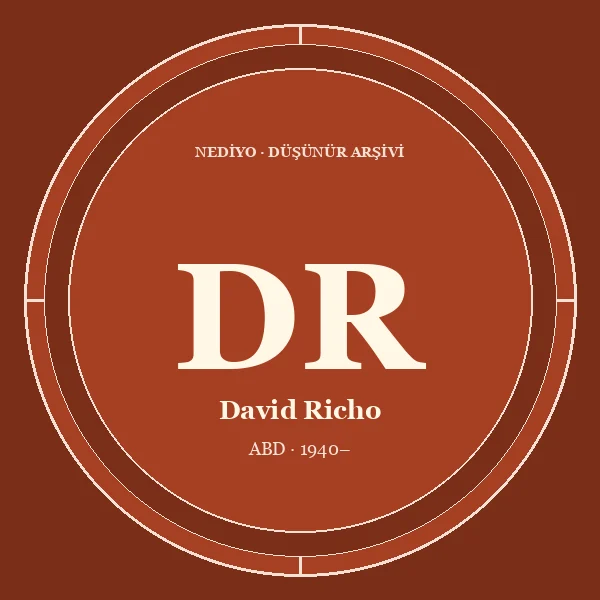David Richo düşünür portresi