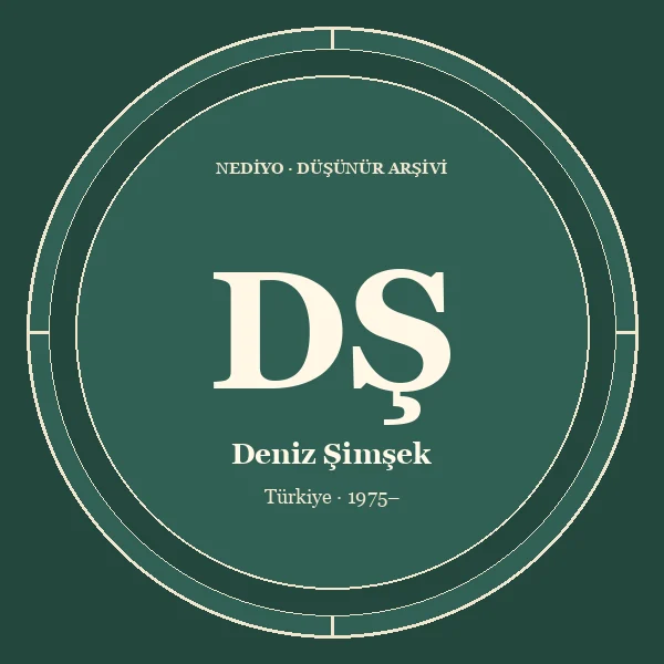Deniz Şimşek düşünür portresi