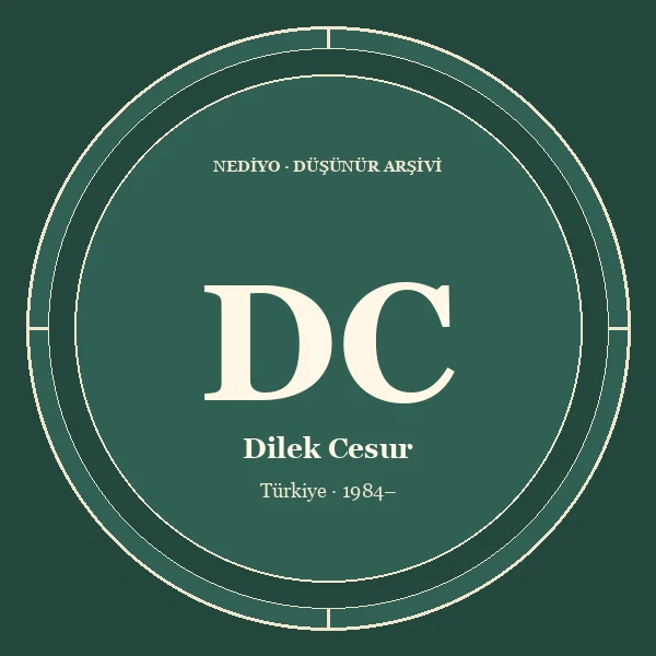Dilek Cesur düşünür portresi
