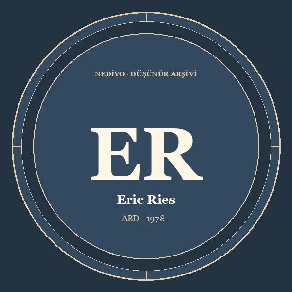 Eric Ries düşünür portresi