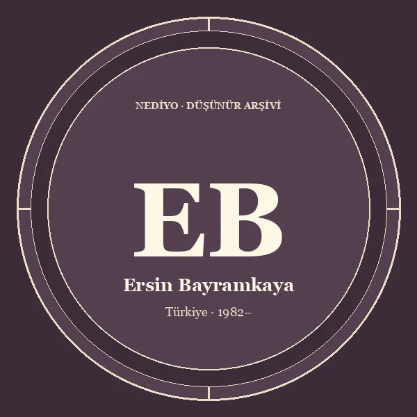 Ersin Bayramkaya düşünür portresi