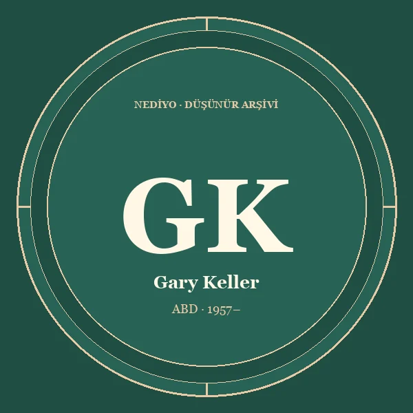 Gary Keller düşünür portresi