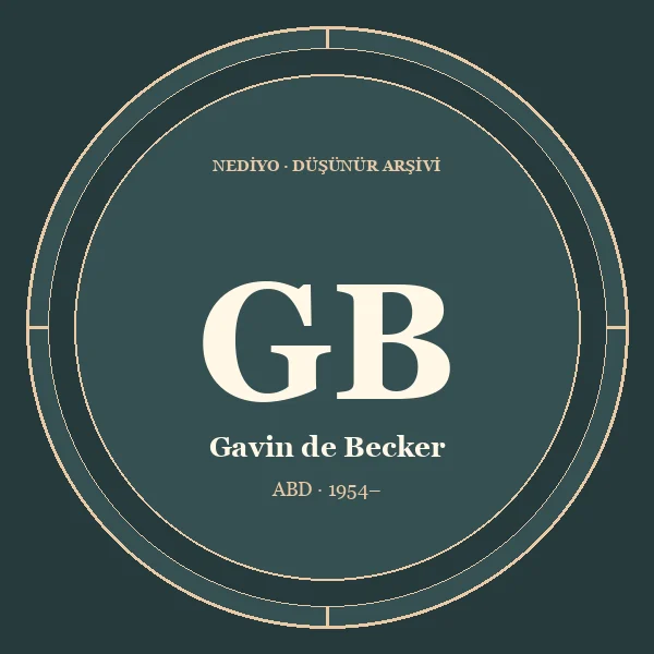 Gavin de Becker düşünür portresi