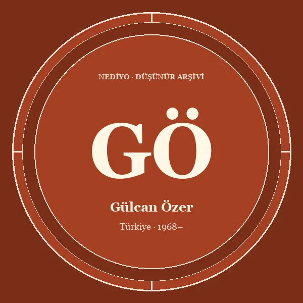 Gülcan Özer düşünür portresi