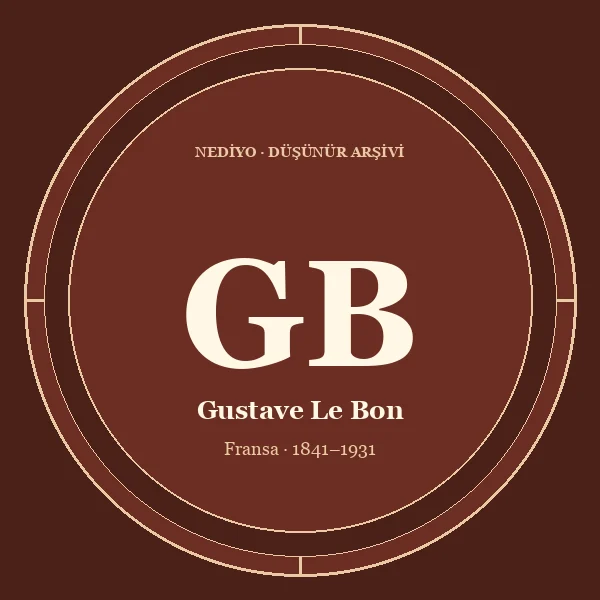Gustave Le Bon düşünür portresi