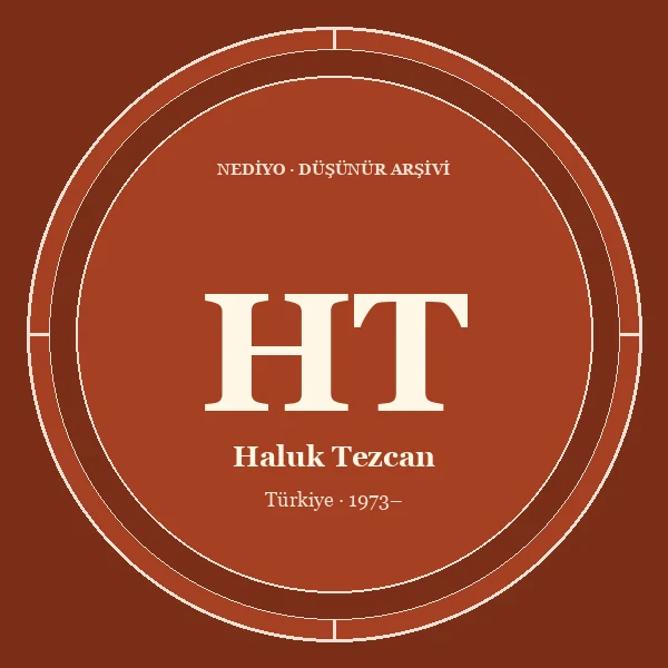 Haluk Tezcan düşünür portresi