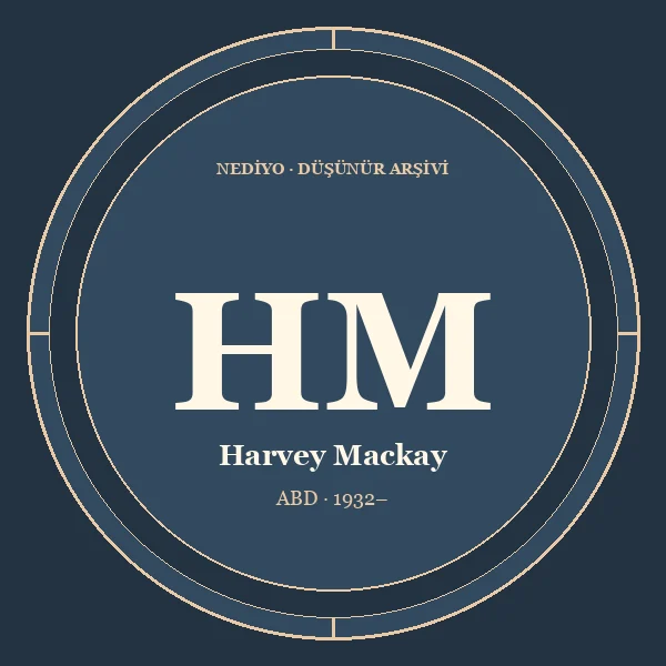 Harvey Mackay düşünür portresi