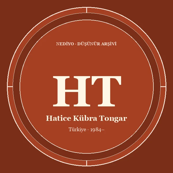 Hatice Kübra Tongar düşünür portresi