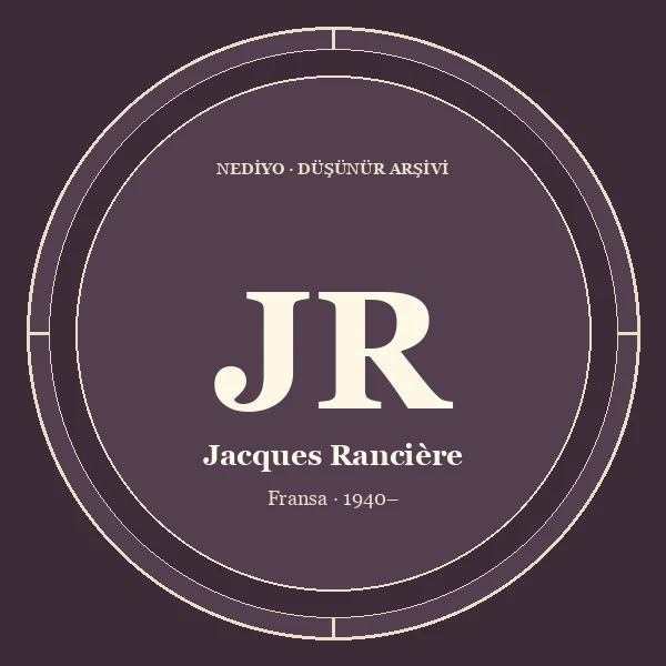 Jacques Rancière düşünür portresi