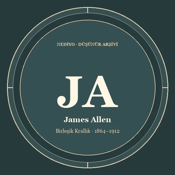 James Allen düşünür portresi