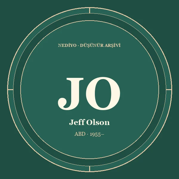 Jeff Olson düşünür portresi