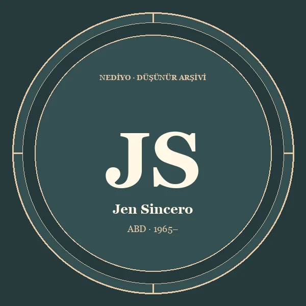 Jen Sincero düşünür portresi