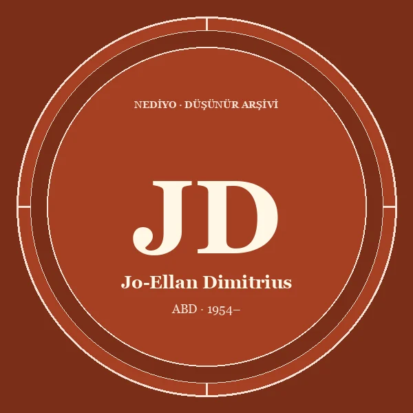 Jo-Ellan Dimitrius düşünür portresi