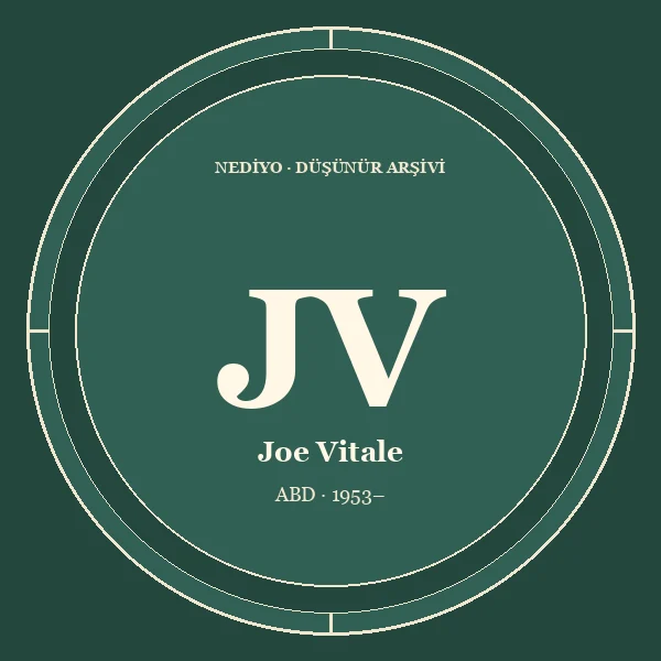 Joe Vitale düşünür portresi