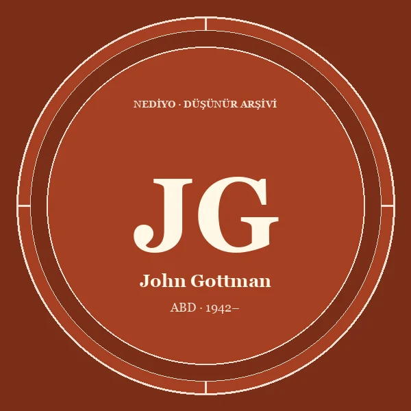 John Gottman düşünür portresi