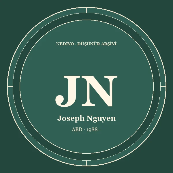 Joseph Nguyen düşünür portresi