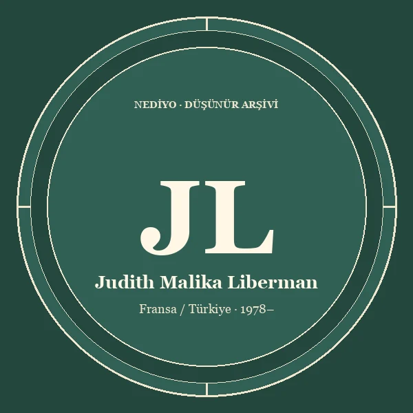 Judith Malika Liberman düşünür portresi